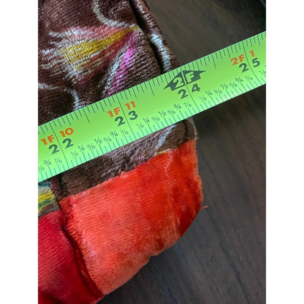 Lot of 10 Vintage 60s Patchwork Velvet Pillow Shams India Boho Handmade
